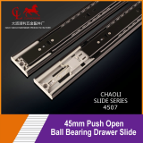45mm Push Open Ball Bearing Drawer Slide 4507